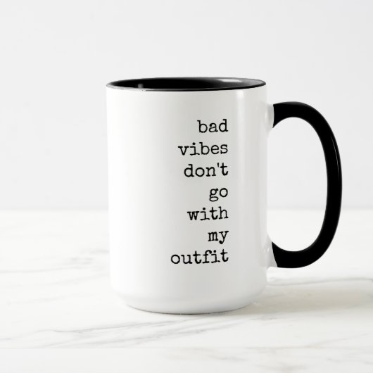 Grappig, Quote, Tekst, Koffie Mok (Rechts)