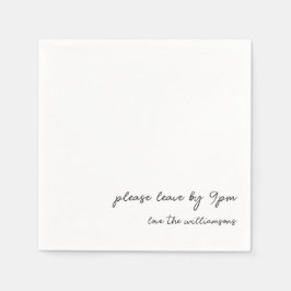 Grappig Quote Vroege Nacht Aging Paar Humor Custom Servet