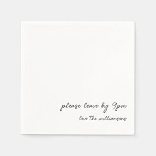 Grappig Quote Vroege Nacht Aging Paar Humor Custom Servet