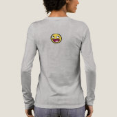 Grappig Quote Vrouwen Bella + Canvas Tri-Blend Shirt (Achterkant)