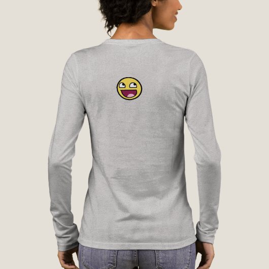 Grappig Quote Vrouwen Bella + Canvas Tri-Blend Shirt (Achterkant)