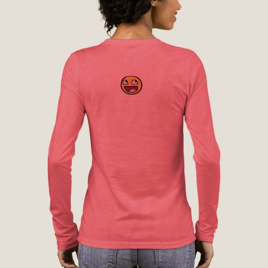 Grappig Quote Vrouwen Bella + Canvas Tri-Blend Shirt (Achterkant)