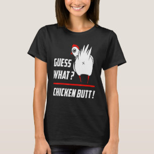 Grappig, raad eens wat Boerderij kippen B T-shirt