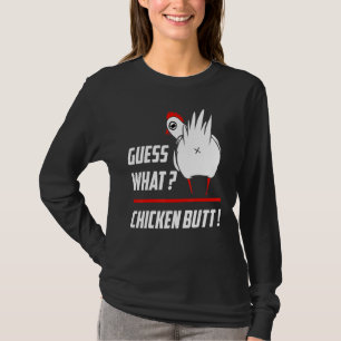 Grappig, raad eens wat Boerderij kippen B T-shirt