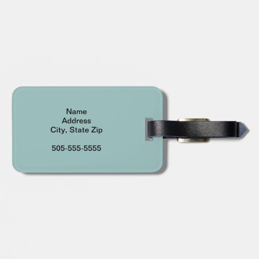 Grappig, raad eens wat Chicken Butt Red Hen Bagagelabel (Achterkant horizontaal)