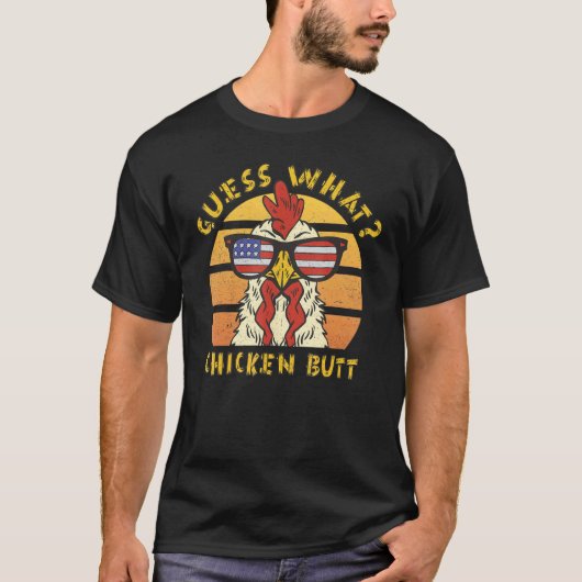 Grappig Raad Wat Kippenkont Ontwerp T-shirt (Voorkant)