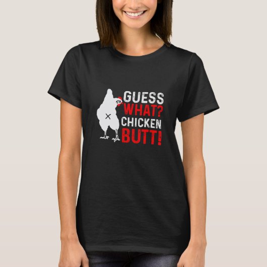 Grappig Raad Wat Kippenkont T-shirt (Voorkant)