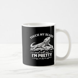 Grappig raak mijn baard aan koele baarddragende dr koffiemok