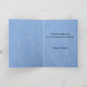 GRAPPIG RABBI PASSOVER WENSKAART KAART (Binnen)