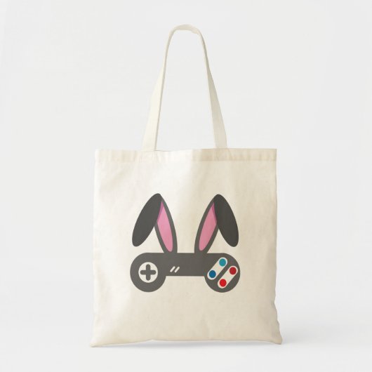 Grappig Rabbit Gaming Remote Easter Day Gift Tote Bag (Voorkant)