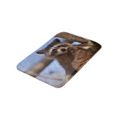 Grappig Raccoon die het uittikt is Tongue Badmat (Gekanteld)