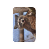Grappig Raccoon die het uittikt is Tongue Badmat (Voorkant Verticaal)