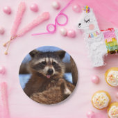 Grappig Raccoon die het uittikt is Tongue Papieren Bordje (Feest)