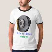 Grappig raceauto Mannen T-shirt (Voorkant)