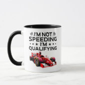 Grappig Racing Lover cadeau Formule 1 coureur, F1 Mok (Links)