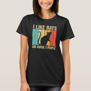 Grappig Rat Design Rat Lover Mannen Vrouwen Muis K T-shirt