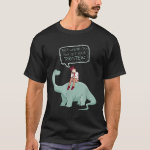 Grappig rauw eten vegan t Shirt maar waar kom je a