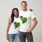 Grappig RAWR T-Rex Dinosaur T-Shirt - Levendig Gro (Unisex)