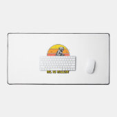 Grappig Reaper Scooter Vintage Sunset Shirt Ontwer Bureaumat (Keyboard & Muis)