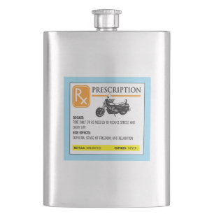 Grappig recept motorrijden heupfles