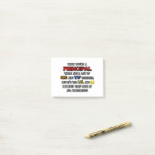 Grappig rector... OMG WTF LOL Post-it® Notes (Op bureau)