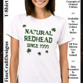 Grappig Redhead Reactie Aangepast, 06 nieuwigheid  T-shirt