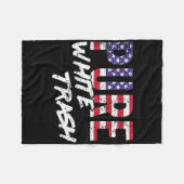 Grappig Redneck T-shirt Fleece Deken (Voorkant (Horizontaal))