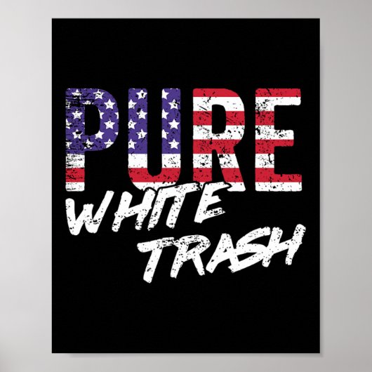 Grappig Redneck T-shirt Poster (Voorkant)