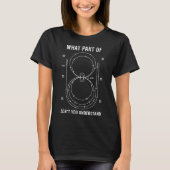 Grappig Reining Show Pattern Paard Equestrian Cade T-shirt (Voorkant)