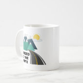 Grappig Reisavontuur Koffiemok (Voorkant links)