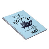 Grappig reisjournaal voor cruisevakanties notitieboek (Rechterzijde)