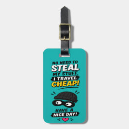 Grappig Reizen Goedkoop Bagagelabel