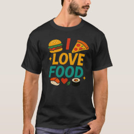 Grappig & Relatable T-shirt I Love Food Shirt