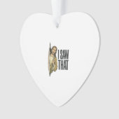 Grappig Religieus Ik Zag Dat Vintage Ornament (voorkant)
