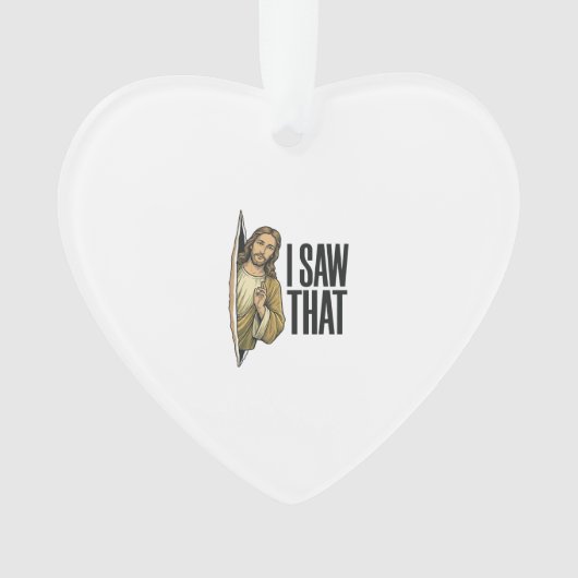 Grappig Religieus Ik Zag Dat Vintage Ornament (voorkant)