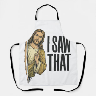 Grappig Religieus Ik Zag Dat Vintage Schort
