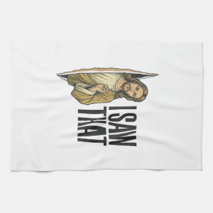 Grappig Religieus Ik Zag Dat Vintage Theedoek
