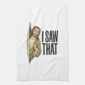 Grappig Religieus Ik Zag Dat Vintage Theedoek (Verticaal)