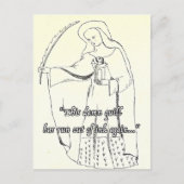 Grappig Religieuze Groeten Kaart Quill Verjaardag  (Voorkant)