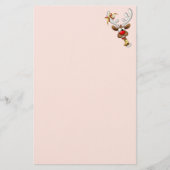Grappig rendier glurend Kerstmeme Briefpapier (Voorkant)