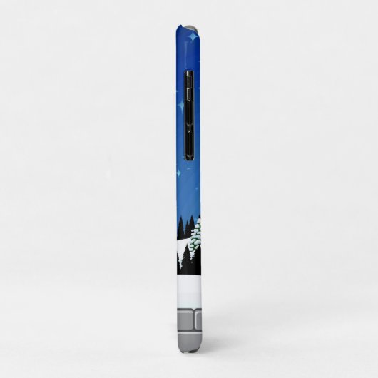 Grappig rendier glurend Kerstmeme Case-Mate iPhone Case (Achterkant/links)