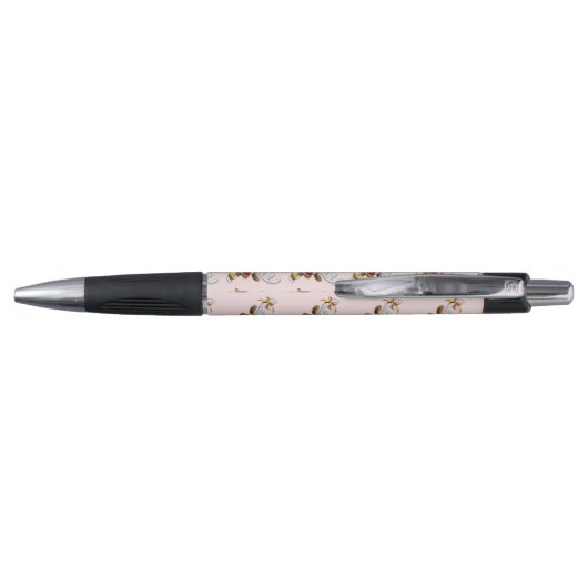 Grappig rendier glurend Kerstmeme Pen (Achterkant)
