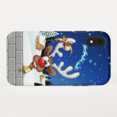 Grappig rendier gluurt Kerstmis meme Case-Mate iPhone Case (Achterkant (horizontaal))