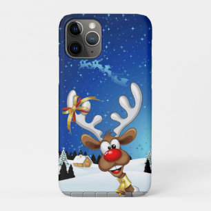 Grappig rendier gluurt Kerstmis meme Case-Mate iPhone Case
