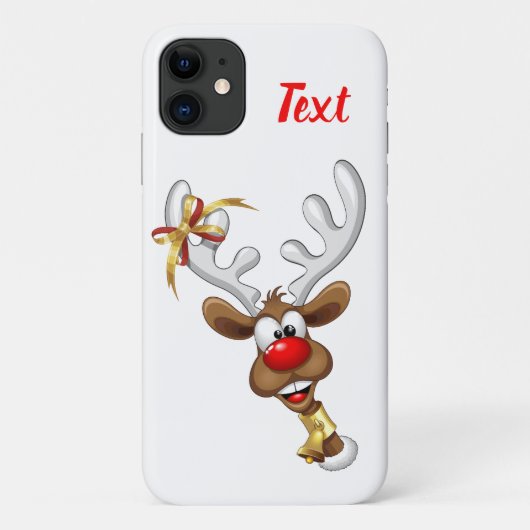 Grappig rendier gluurt Kerstmis meme Case-Mate iPhone Case (Achterkant)