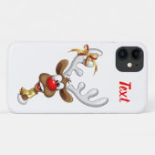 Grappig rendier gluurt Kerstmis meme Case-Mate iPhone Case (Achterkant (horizontaal))