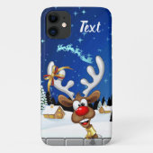 Grappig rendier gluurt Kerstmis meme Case-Mate iPhone Case (Achterkant)