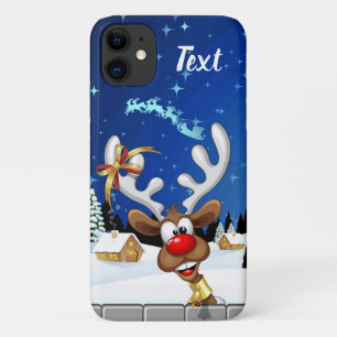 Grappig rendier gluurt Kerstmis meme Case-Mate iPhone Case