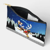 Grappig rendier gluurt Kerstmis meme Etui (Open)