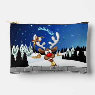 Grappig rendier gluurt Kerstmis meme Etui